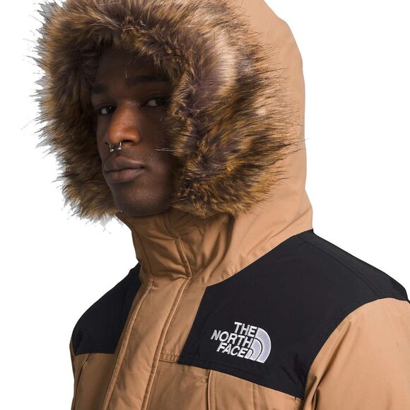 New NWT The North Face Men's Parka Coat McMurdo Down Parka, Size Men's XXL Tan - Picture 5 of 14